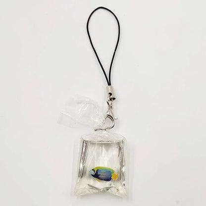 Cute Phone Charms Creative Simulation Goldfish Keychain Pendant Mobile Phone Case Pendant Backpack Decoration Accessories Gifts