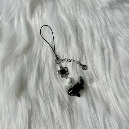 1pc Y2k Cute Simulation Marine Animal Shark Chain For Mobile Phone, Ccd Camera, Small Decoration Pendant Accessories