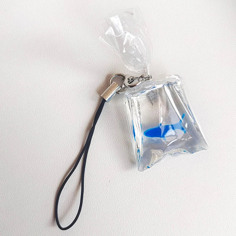 Cute Phone Charms Creative Simulation Goldfish Keychain Pendant Mobile Phone Case Pendant Backpack Decoration Accessories Gifts