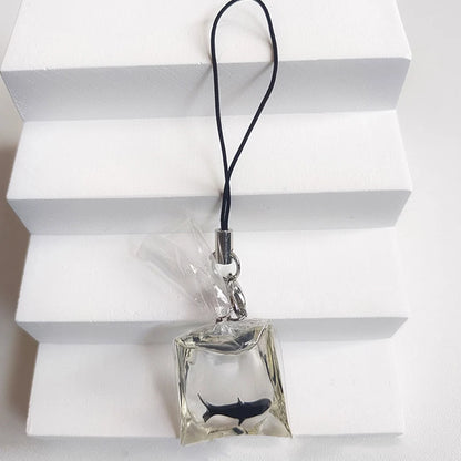 Cute Phone Charms Creative Simulation Goldfish Keychain Pendant Mobile Phone Case Pendant Backpack Decoration Accessories Gifts