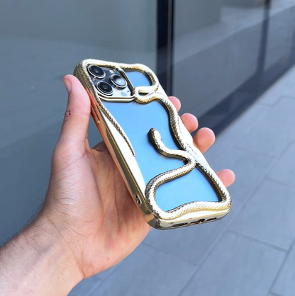Silver snake phone case from Cropcrates